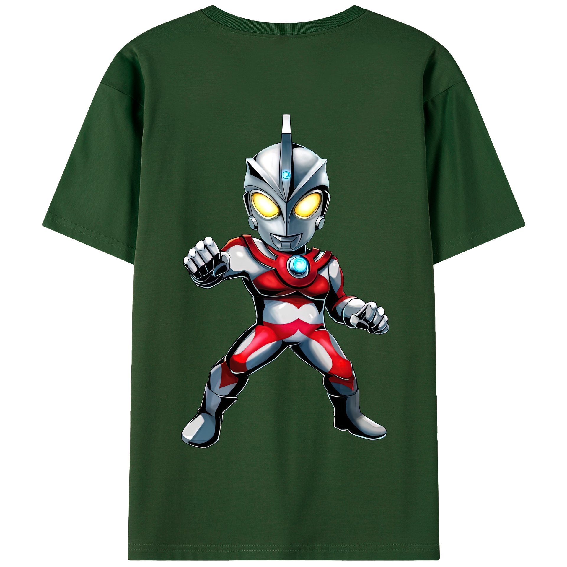 （画像用） ウルトラマン Ultraman 綿100％半袖Tシャツ（背面プリント）